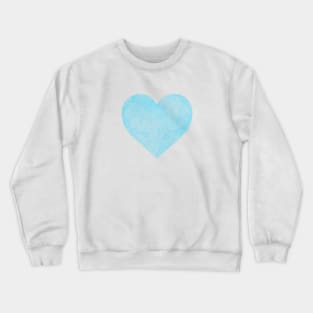Blue Heart Crewneck Sweatshirt